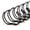 Black, variant on 10mm (3/8 in.) Double Loop Binding Spines | 11 in. Length for Letter Size or Smaller Projects | 3:1 Pitch | 60 Sheet Binding Capacity | Silver | 100 Pack