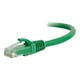 C2G Ethernet 1ft Cat6 CAT 6 (UTP) 1 ft Câble de Raccordement Réseau Sans Blindage - Vert - Câble de Raccordement - RJ-45 (M) à RJ-45 (M) - - - Moulé, Sans Accrochage, Toronné - Vert – image 4 sur 7