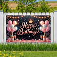 thumbnail image 6 of Festive Design Happy Birthday Banner Elegant Decoration for Birthday Celebration Event Party, 6 of 7