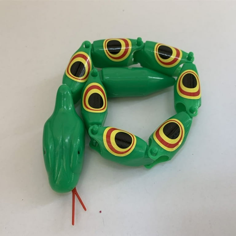 Bluethy Twisted Jointed Snake Nostalgic Lightweight Plastic Funny