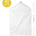 thumbnail image 2 of Clear Clothes Covers Plastic Garment Bags Dry Cleaner Bags Plastic Clear Dry Cleaning Bags for Hanging Clothes Storage, 2 of 5
