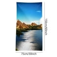 thumbnail image 3 of OAVQHLG3B Microfiber Beach Towel Super Lightweight Colorful Bath Towel Sandproof Beach Blanket Multi-Purpose Towel For Travel Swimming Pool 30x60 Inch, 3 of 3