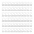 thumbnail image 1 of SOPOTUTU 250Set Self Adhesive Hanging Tags Hooks Transparent PVC Durable for Retail Environments, 1 of 8