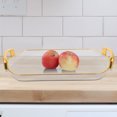 thumbnail image 3 of SEWACC Rectangle Plates PP Material With Handles For Daily Life 1Set, 3 of 8