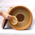 thumbnail image 4 of Crazy Korean Cooking Premium Kimchi, Sauerkraut Fermentation and Storage Container with Inner Vacuum Lid - 11. Gallon (45L) Round Shape, 4 of 10