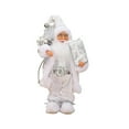 thumbnail image 2 of Figura de Papá Noel para mesa, decoración navideña, divertido regalo navideño, creatividad realista. Blanco, 2 of 9