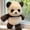 Black/White--17in, variant on Cubforest Cute Running Panda Stuffed Animal, 2026 New Moving Legs Stuffed Animal Toy, Soft and Cuddly Farm Animal Doll, Creative Gifts for Kids Adults Girls Boys