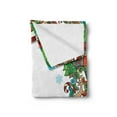 thumbnail image 2 of Christmas Soft Flannel Fleece Throw Blanket, Big Group of Holiday Christmas Tree for Fun Party Seasonal Pattern, Cozy Plush for Indoor and Outdoor Use, 50" x 60", Multicolor, by Ambesonne, 2 of 5