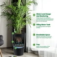 thumbnail image 5 of 22" Tall Planter Set of 2, Self Watering Pots for Indoor Plants, Large Flower Pot Outdoor with Built-in Drainage and a Water Level Monitor, for Patio, Porch, Living Room, or Home Office, 5 of 9
