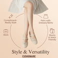 thumbnail image 6 of Cushionaire  Windsor Woven Womens Flats with Adjustable Strap – Comfortable Mary Jane Ballet Flats for Women, 6 of 25