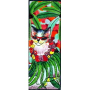 Continental Art Center KD 204 Kula Cat Art Tile, 6 by 16-Inch