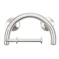 thumbnail image 1 of Grabcessories 61028 2-In-1 Grab Bar Toilet Paper Holder, Brushed Nickel, 1 of 4