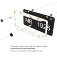 thumbnail image 5 of Watercolor Daisy License Plate Frames for Women Men Car Plate Holder Cover Metal Tag Aluminum Car Accessories Front Rear Plate Decor, 5 of 6