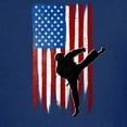 thumbnail image 3 of CafePress - USA Flag Team Taekwondo Kids Light T Shirt - Dark T-Shirt Kids XS-XL, 3 of 4