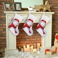 thumbnail image 6 of SKYSONIC Christmas Stockings 2PCS,Christmas Cute Snowman Big Xmas Stockings Gift Decorations and Party Supplies,Used for Fireplace Decoration Socks Christmas Tree Decoration, 6 of 7