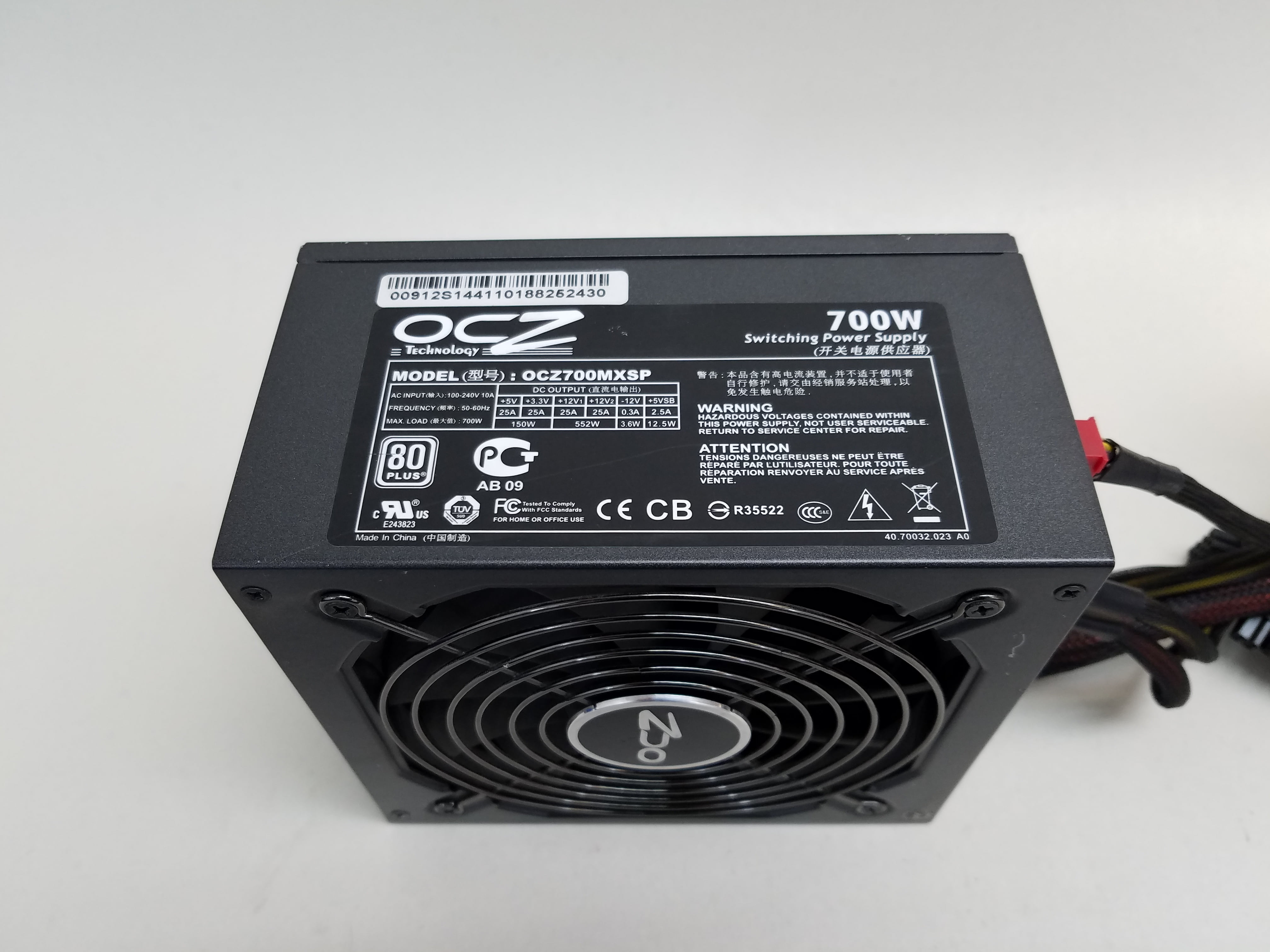 Used OCZ Tech OCZ700MXSP 700W 20+4-Pin ATX Desktop Power Supply ...