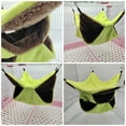 thumbnail image 2 of Justharion Lit de Cage pour Hamster en Peluche Non Toxique Inodore Confortable Large Application Hamac Suspendu Rose, 2 of 6