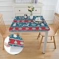 thumbnail image 2 of nygtbtfer Christmas Hat with Elastic Fitted Table Cover for Tables Party Table Cover for Dining Picnic Party, 40*40, 2 of 8