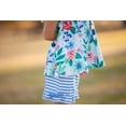 thumbnail image 4 of Millie Loves Lily Girls Blue Mandy Floral Top and Short Set, Big Girls, Size 8, 2-PCS, 4 of 6