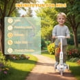 thumbnail image 4 of iYofe 3 Wheel Scooter for Kids, 6V Kids Electric Scooter for Boys Girls 3-6 Years Old, Kids Scooter for Toddlers with Music, Steam Sprayer, Colorful Front/Deck Light, White, 4 of 9