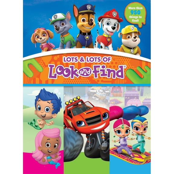 Pre-Owned Nickelodeon PAW Patrol, Bubble Guppies, Blaze, and More! Lots & Lots of Look and Find - PI Kids (Paperback) 1503713784 9781503713789