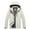 White, variant on Dvkptbk Men's Rain Jacket with Hood Lightweight Water Windbreaker Outdoor Hiking Solid Color Jacket Sports Jacket