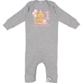 thumbnail image 2 of Inktastic Cute Teddy Bear 1st Birthday Party Baby Romper Coveralls, 2 of 4