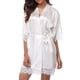 thumbnail image 5 of Sonducket Lencería Sexy de manga corta para mujer, camisón transpirable de verano para niñas, camisón de Color sólido, ropa de dormir, Type2 NO2, 5 of 6