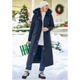 thumbnail image 2 of Woman Within Plus Size Long Hooded Dtm Faux Down Parka Coat, 2 of 2