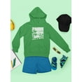 thumbnail image 3 of Life's A Beach - Vintage Palm Tree Emoji Youth's Hoodie, 3 of 4