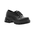 thumbnail image 1 of Oxford Mocasin Escolar Niña Yuyin® Charol Negro Plataforma negro 25.5, 1 of 6