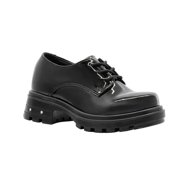 Mocasines Zapatos De Colegio Con Plataforma Oxford Mocasin Escolar