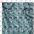 thumbnail image 3 of Soimoi Brush Stroke Print,Cotton Poplin, Sewing Fabric Sold by The Yard 42 Inch Wide,Sewing Craft Quilting/Quilt Making Fabric, Green & White, 3 of 6