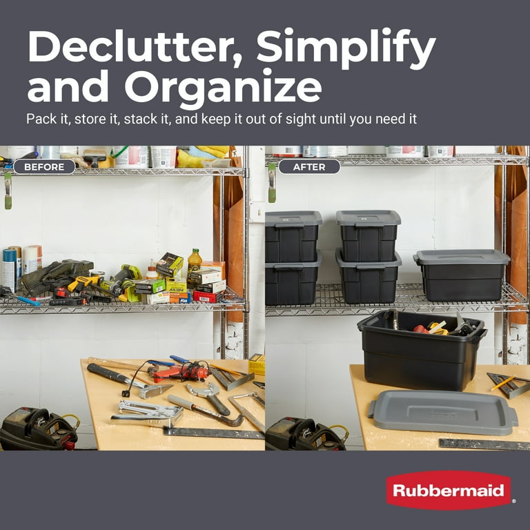 Rubbermaid® Roughneck® Storage Containers - 3 Gallon