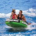 thumbnail image 3 of Airhead Slice 2-Person Towable Boat Tube Float, Heavy-Duty Nylon, Green Camo, 3 of 6
