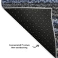 thumbnail image 3 of Addison Rugs Mayfield Washable Transitional Stripes Blue Rectangle Rug, 10' x 14', 3 of 6