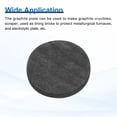 thumbnail image 4 of Plaque d'Électrode en Graphite Ronde Haute Pureté 14x2mm pour Fusion Moulage Électrolyse, Lot de 5, 4 of 6