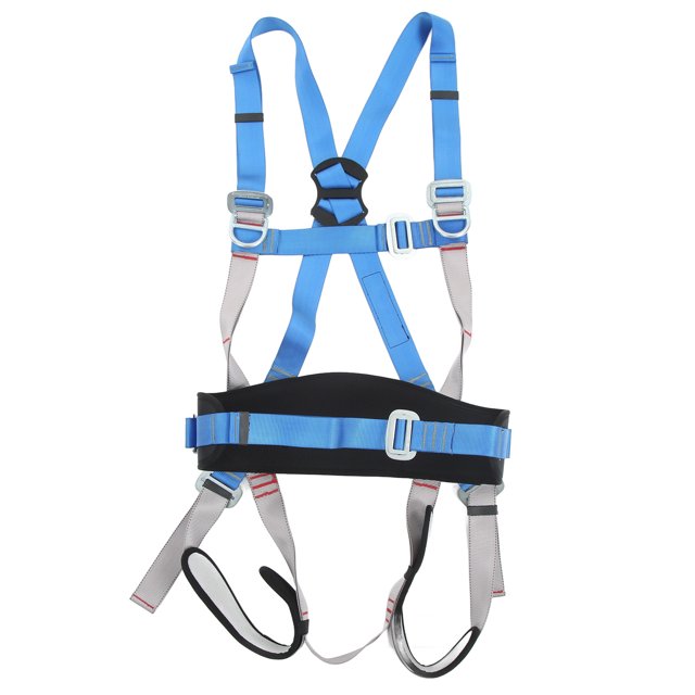 Cinturón de seguridad de 5 puntos, seguridad de cuerpo completo, seguro para escalar árboles al aire libre, entrenamiento en expansión hacia afuera