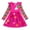 Rose Rose, variante sur AAMILIFE Unicorn Robe à Manches Longues pour Filles Automne Nouvelle Robe Brodée en Coton pour Enfants Robe à Fleurs Col Rond