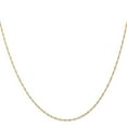 thumbnail image 2 of 14K Yellow Gold Singapore Chain Styles Necklace 16 inch Carded 1 mm with Spring Ring Clasp, 2 of 4