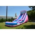thumbnail image 4 of JumpOrange Commercial Grade Inflatable 18' Princess Tiara Super Party Water Slide, 100% PVC VINYL With Air Blower, 4 of 9