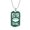 Military Chain (Gold), variant on New York Fan Necklace Dog Tag Necklace Stainless Steel 24" Chain Silver Tone or Gold Tone