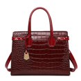 thumbnail image 1 of Pantent, bolsos de mensajero de cuero para mujer, bolsos de hombro tipo bandolera de cocodrilo para mujer, bolsos de mano de alta calidad 2024, 1 of 6