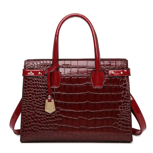 Pantent, bolsos de mensajero de cuero para mujer, bolsos de hombro tipo bandolera de cocodrilo para mujer, bolsos de mano de alta calidad 2024