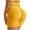 Yellow, variant on Edvintorg Women's High-Waist Fitness Bike Shorts, Black Solid (L)