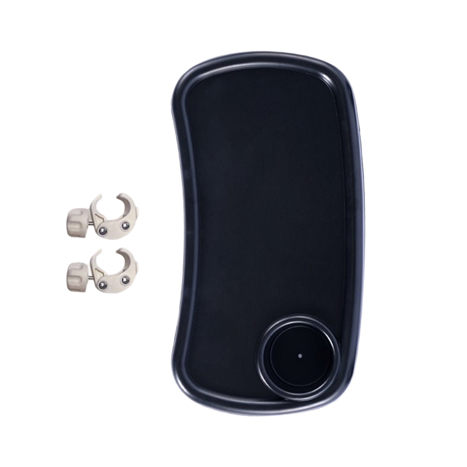 Convenient Strollers Feeding Tray ABS Plastic Strollers Cup Holder Snacks Tray Design Easy to Clean For Active Parents