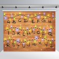 thumbnail image 4 of Fondo de fotografía de vinilo con letras del alfabeto para fiesta de cumpleaños, decoración navideña, luces de fondo, accesorios para cabina de fotografía, 4 of 5