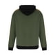 thumbnail image 4 of Sudadera con capucha para hombre, moda informal, deportiva, cuello alto, botones, patchwork, manga larga, jersey, sudadera, blusa, blusa para hombre, 4 of 5