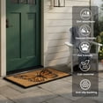 thumbnail image 3 of Abbott Collection Home 35-FWD-GA-893 Single Monarch Doormat, Natural/Orange, 3 of 6