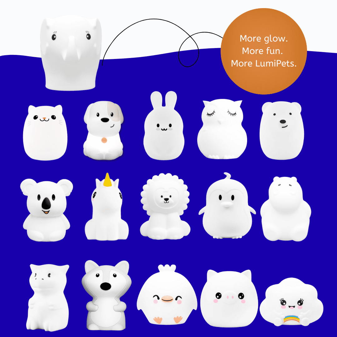 LumiPets&reg; Eggbert the Elephant- Children's Touch Night Light